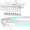 Dikots 5 Meter Flexible Curtain rail track - Heavy duty curtain track for Bay windows, Rooms, Divider, RV and shower curtain rail track - ceiling curtain track and fittings - bay window curtain rail