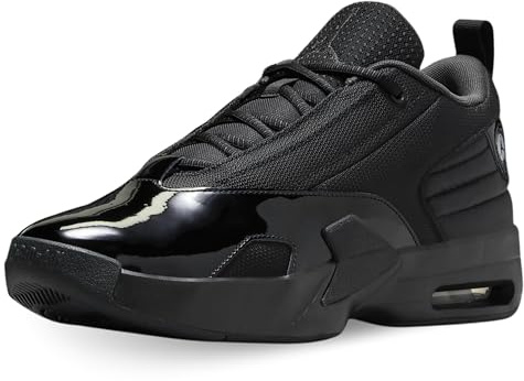 Jordan Max Aura 6 Chaussures pour homme (FQ8298-101, blanc/noir/doré métallique), Noir/anthracite, 47.5 EU