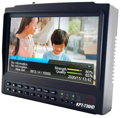 Cercatore Satellitare DVB-S2 Misuratore Ricevitore TV Satellitare Digitale Full HD MPEG-4 HD DVB-S2+HEVC H2.65 Finder Facile Da Usare