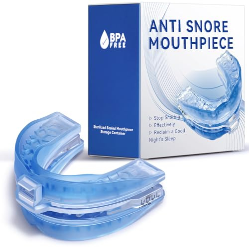 Neu Schnarchstopper Anti Schnarch, Schnarchschiene Schnarchen stopper Effektiv gegen schnarchen Gegen Zähneknirschen Mehrzweck für Männer Frauen (Blue)