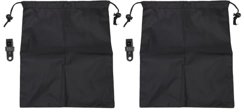 Yanmis Curtain Weights Heavy Duty Bags with Clips for Outdoor Use, 2pcs Oxford Fabric Sandbags for Gazebos and Tablecloths
