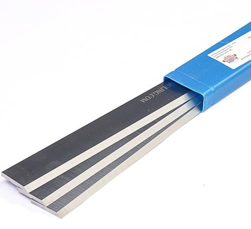 Xcalibur Tooling 250 x 30 x 3 mm cuchillas de cepilladora compatibles con Axminster AW106PT2 modelo HSS cuchillas de cepilladora reafilable juego de 3