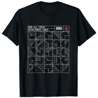 Drum & Bass Music Liquid Jungle Rave DnB 174 BPM T-Shirt