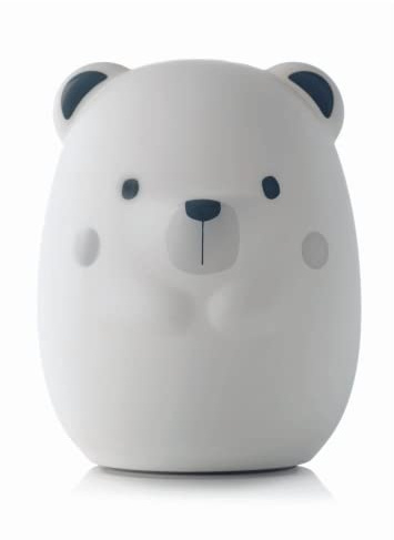 Jané Yum Bear Big Luz Quitamiedos Bebé, Lámpara Infantil Portátil, Recargable USB, 9 Colores, Táctil, Silicona Suave, Osito Grande
