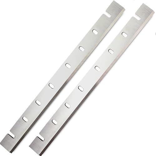 JWOO Lames de raboteuse for raboteuses d'épaisseur DW7332 DW733 avec Remplacement de 12.5 Pouces traitées thermiquement