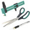 wolfcraft Set Basteln I 8641000 I Kreisschneider + Präzisionsmesser + Haushaltsschere
