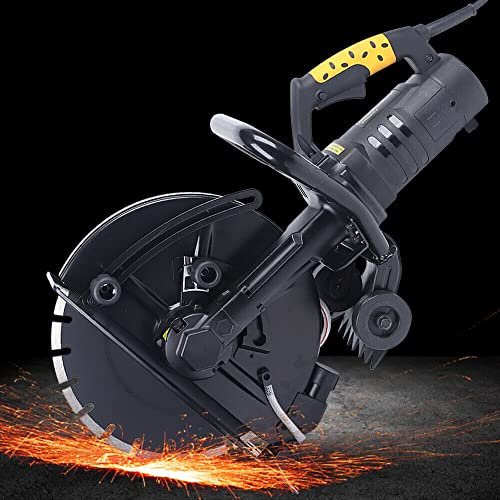 3200W 350mm elektrischer Betonschneider 90° Fugenschneider Fugenschneider, zum Schneiden von Ziegel, Granit, Marmor Beton mit Sägeblatt