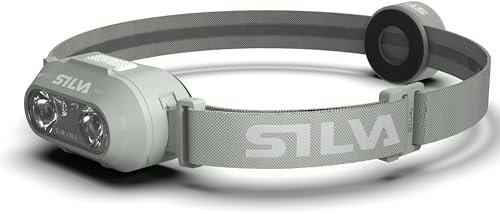 Silva Stirnlampe LED Wiederaufladbar USB C - Smini - 53 Gramm - 250 Lumen Stirnlampe Rotlicht - 3 Helligkeitsstufen - Weiß & Rot LED Stirnlampe - Batterieanzeige - Kopflampe Stirnlampe Aufladbar