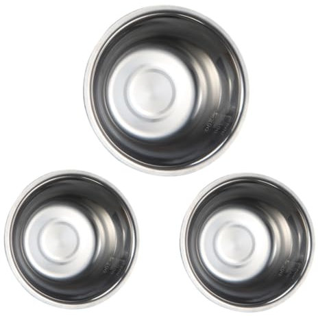 Amosfun Elegante E Funzionale Set di 3 Ciotole da Cucina Ciotola da Forno Porta Zuppa Ciotola da Portata per Frutta Contenitore per Alimenti Facile da Pulire