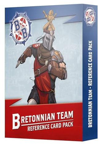Games Workshop - Blood Bowl - Bretonnian Team Reference Card Pack 2025