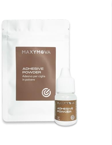 MAXYMOVA Polvere Adesiva Senza Colla per Laminazione Ciglia – Tecnologia per Tecnica Asiatica/Fusion – Fissaggio Professionale per Lash Lift