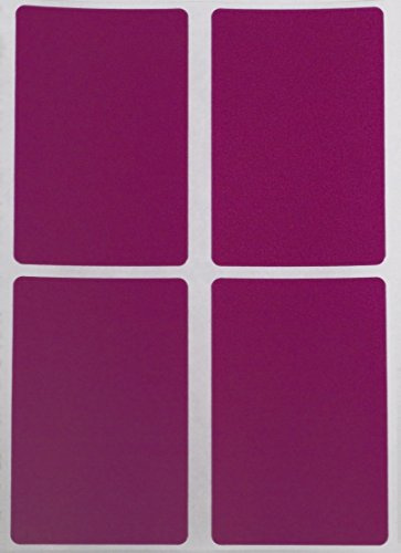 Royal Green Color Coding Labels in Purple Rectangular Label Stickers (75 mm x 50 mm) 7.5 cm x 5 cm inches 200 Pack