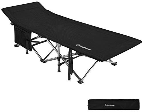 KingCamp Feldbett XL Outdoor Camping Liege Gäste Klappbett Stahl 208x75cm 200kg
