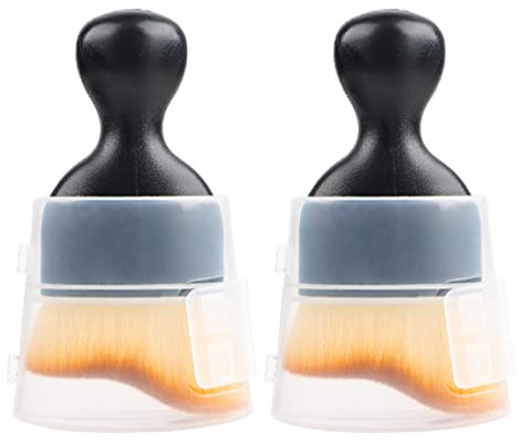 Encuryna Auto Detailingbürste，2 Stück Auto Innere Reinigungswerkzeug Weiche Borsten Detailierbürste Staubentfernungsbürste Schmutz Staub saubere Bürsten für Auto