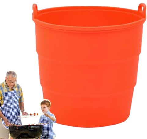 Accessoires pour Seau À Gril – Doublures Anti-Goutte Résistantes À La Chaleur, Insert pour Seau À Graisse pour Barbecue, Plateau De Fumage Durable Et Réutilisable pour Barbecues Et Seaux Extérieurs |