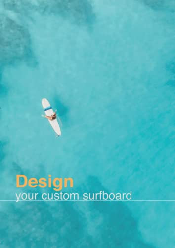 Design your custom surfboard | White illustrations to create your own surfboard designs |: Surfboard Design Sketchbook