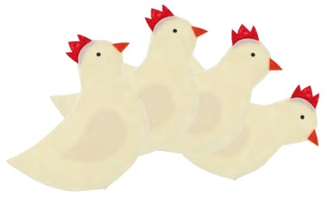 MAGICLULU 4pezzi Sacchetti Per Uova Di Pasqua Protezioni Forma Di Pulcino Per Pasqua Copriuova Per Proteggere Le Uova Sacchetti Per Feste Decorazioni Pasquali