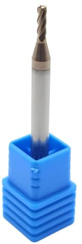 Hartmetallfräser - VHM Fräser Metall mit 2mm Schaft - Hartmetall Frässtifte - Metallfräser Zum Fräsen von Materialien mit einer Härte von bis zu 55 HRC