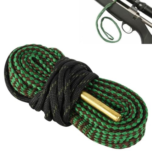 Laufreinigungsschnur,Bore Cleaner für Kaliber .22Cal .223Cal & 5,56 mm, Gewehrpistole Reinigungsset, Gun Cleaning Kit, Wiederverwendbare und Kompaktes Reinigungsschnur für Gewehr/Pistole/Schrotflinte