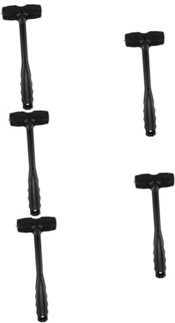 NUOBESTY 5pcs Home Repairing Mallet Tool Heavy Duty Hammer for Flooring Installation Convenient Hand Hammer for Carpenters Versatile Shock Absorbing Design