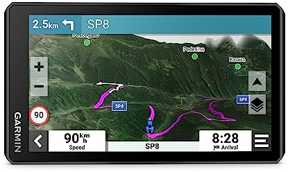Garmin [renewed] zūmo XT2, Navigatore per moto, Display 6, Mappa stradale Europa, Mappa topografica, Immagini satellitari, Guida Verde MICHELIN, Bluetooth, WiFi, (Ricondizionato)