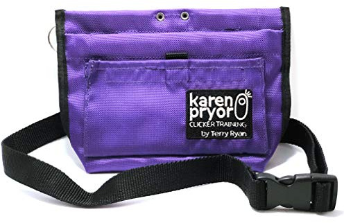 Karen Pryor Clicker Training Purple Treat Bag by Terry Ryan