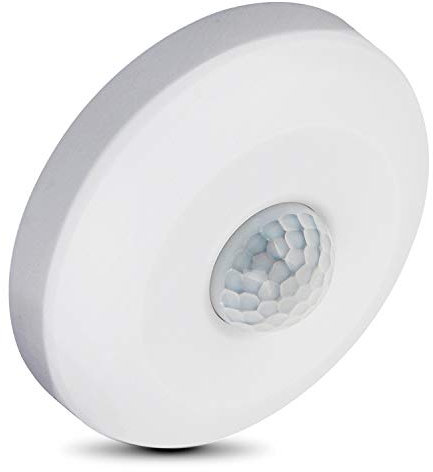 Maclean Energy MCE231 Sensor de movimiento PIR Sensor crepuscular 360 °C Control automático de iluminación ahorro de energía