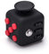 Fidget Cube - Anti Stess Würfel - Stresswürfel 'Spielzeug' zum Stressaubbau bei Nervösität für alle Altersklassen in Schwarz Rot