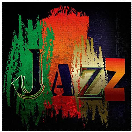 Jazz Music Tischsets 1 Stück für Esstisch, waschbar, rutschfest, Tischset für Weihnachten, Urlaub, Geburtstag, Party