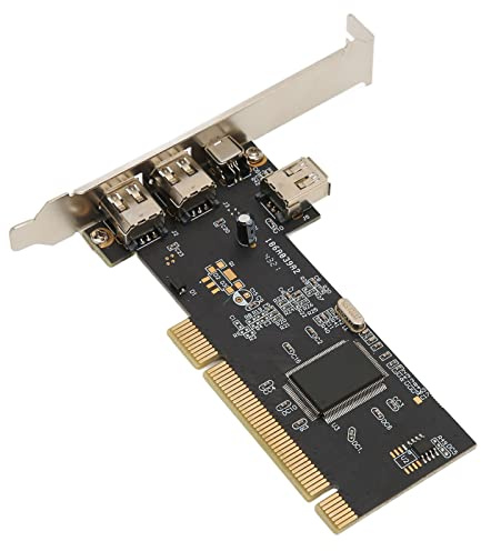 1394 Firewire-kort, PCIe 3-portars Expansionskort, med 1 Lane PCI Express med 2,5 GB/s Full Duplex Channel, för Stationär PC och DV-anslutningsprogram