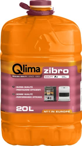 Carburant liquide pour poêles Qlima Zibro - 20 litres - qualité A+ - en bidon recyclable PET, programme de fidélité Qlima