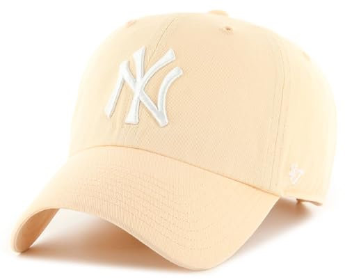'47 Brand Strapback Cap - CLEAN UP New York Yankees apricot