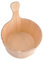Secchio da sauna in cedro – speciale set di mestoli | Pratico cucchiaio da sauna da 4 litri, secchio in legno e set di mestoli, secchio in legno con manico, accessori da bagno per sauna, bagno turco
