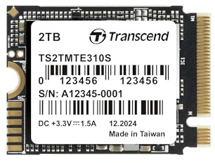 Transcend MTE310S 2TB M.2 2230 NVMe PCIe Gen4 x4 SSD, Read/Write up to 5,000/4,000 MB/s for Steam Deck, ASUS ROG Ally & Ultrabooks TS2TMTE310S