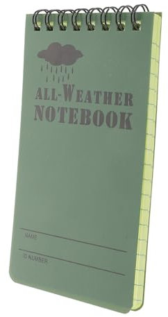 ifundom Wasserdichte klebrige Noten Notizblock für Studenten Schulmaterial für College-Studenten Kleines Notizbuch Bequemes Notizbuch Zeitschrift Tagebuch Notizblock Papier Grün