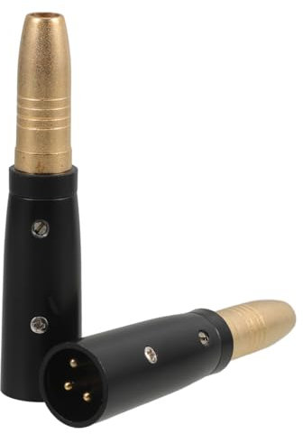 HOMSFOU 2pièces Adaptateur TRS vers XLR Femelle Broches Convertisseur Prise Microphone pour Câbles Audio Vidéo