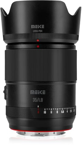 Meike Lente de 35 mm F1.8 de gran angular AF-STM, enfoque automático, objetivo de retrato fijo Prime para Panasonic Lumix Sigma Leica L-Mount Cámara S1 S1R S1R II S1H S5 FP SL SL2