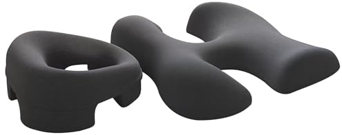Face-Down-kudde för terapi – 30 cm minneskudde, justerbar magstoppning, mjukt ergonomiskt stöd | bekvämt nackstöd för återhämtning för kvinnor och män, spa-behandling, hemma