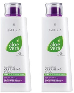 LR Lait nettoyant équilibrant à l'aloe vera à l'aloe vera 2 x 200 ml