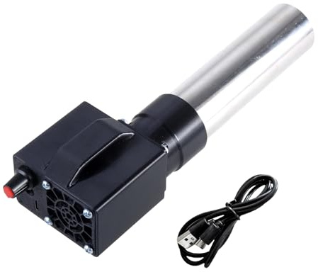 Shurhome Efficient Electric Barbecue Blower Quick Starter Air Handheld Barbecue Fan for Charcoal Grills Campfires Electric Air