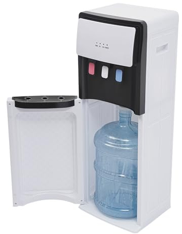 Distributore di acqua con protezione contro il funzionamento a secco, erogatore di acqua con riempimento dal basso, 550 W, funzione 3 in 1 per acqua fredda, calda e tiepida, erogatore di acqua calda