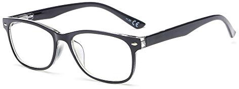 Suertree Occhiali da lettura Donna Uomo Occhiali per computer con luce blu che blocca i lettori di cerniere a molla 1.0X BM161