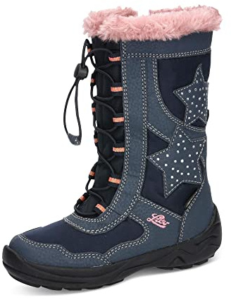 Lico Mädchen Cathrin Schneestiefel, Marine Rosa, 36 EU