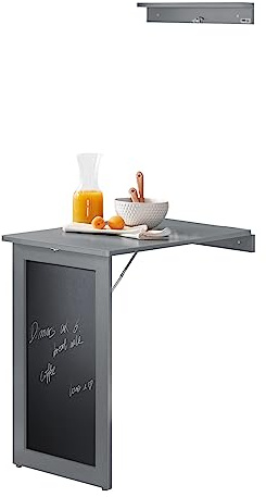 SoBuy Fällbart väggbord klaffbord Väggbord Barbord Matbord Köksbord FWT20-HG