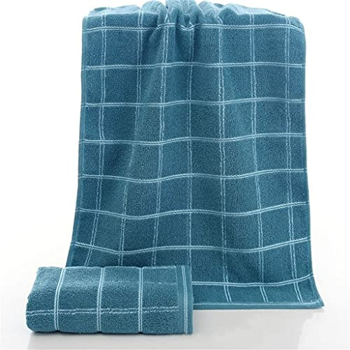 15.7 x 35.4 inches (40 x 90 cm) Plaid Cotton Men and Women Washcloth Bathroom Towel Bathrobe Beach Sun Bath Sauna Large Towel Yoga (Color : B, Size : 40x90cm) (C 40x90cm)