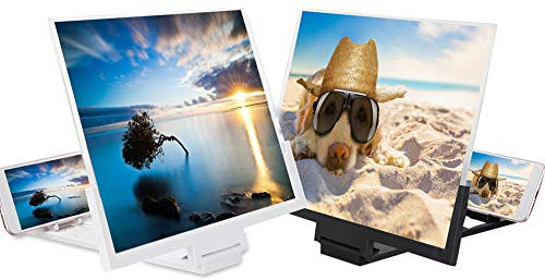 Lente d'ingrandimento dello Schermo, Lente d'ingrandimento dello Schermo del Telefono Cellulare da 14 Pollici con Lente Acrilica 3D per Desktop (#2)