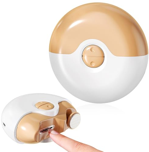Tagliaunghie e lucidatore elettrico a batteria 2 in 1, Cura delicata delle unghie per neonati, bambini, anziani e adulti, ricaricabile, portatile, funzionamento sicuro