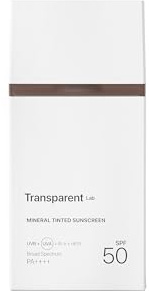 Transparent Lab Mineral Tinted Sunscreen Dark - Protection solaire avec filtres minéraux