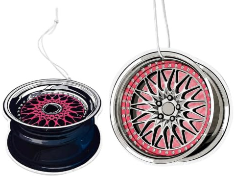 Désodorisant de voiture original, 2 pièces, parfum durable, design unique, idéal pour voiture, bureau et maison, rafraîchissant et agréable