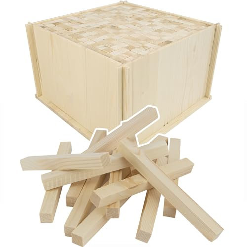 LEGNETTI ACCENDIFUOCO DI ABETE-LARICE NATURALE, LUNG. 16 CM, ECCELLENTE QUALITÀ ESSICCATA, CONFEZIONATA IN UNA SCATOLA DI LEGNO DA 5 KG (4 SCATOLE - 20KG)